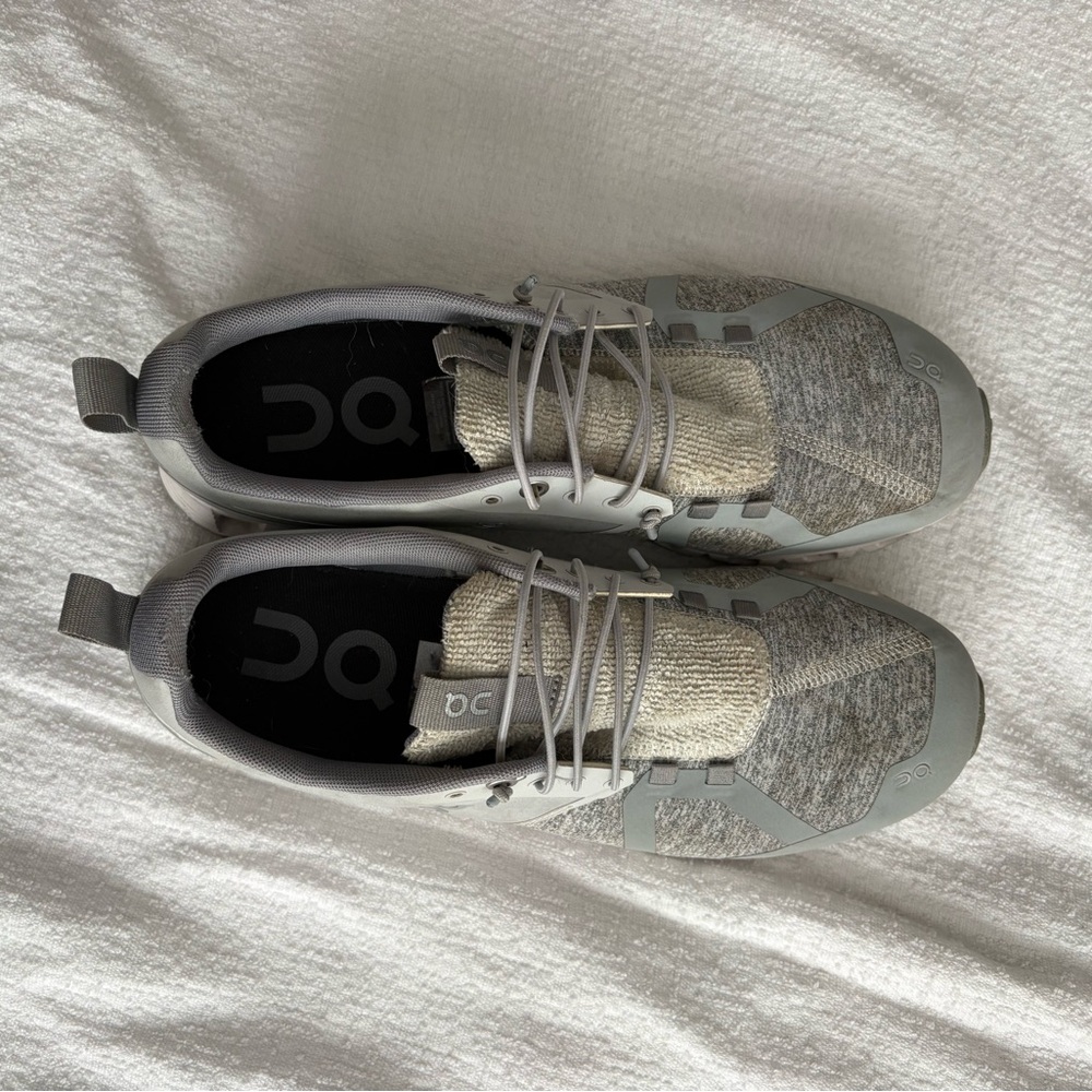 On Running womens Gray and White Sneakers - Picture 5 of 5
